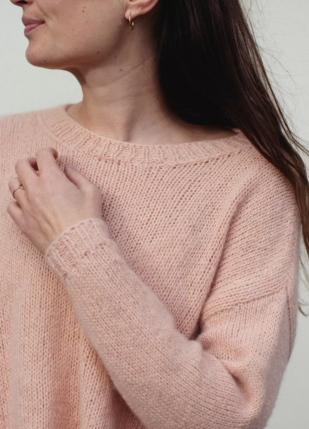 Sale We Are Knitters Amélie Sweater x Witredesign Kit FinitaYarnAquamarine