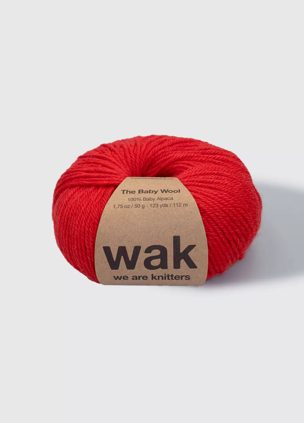 Sale We Are Knitters Baby Alpaca Poppy Red