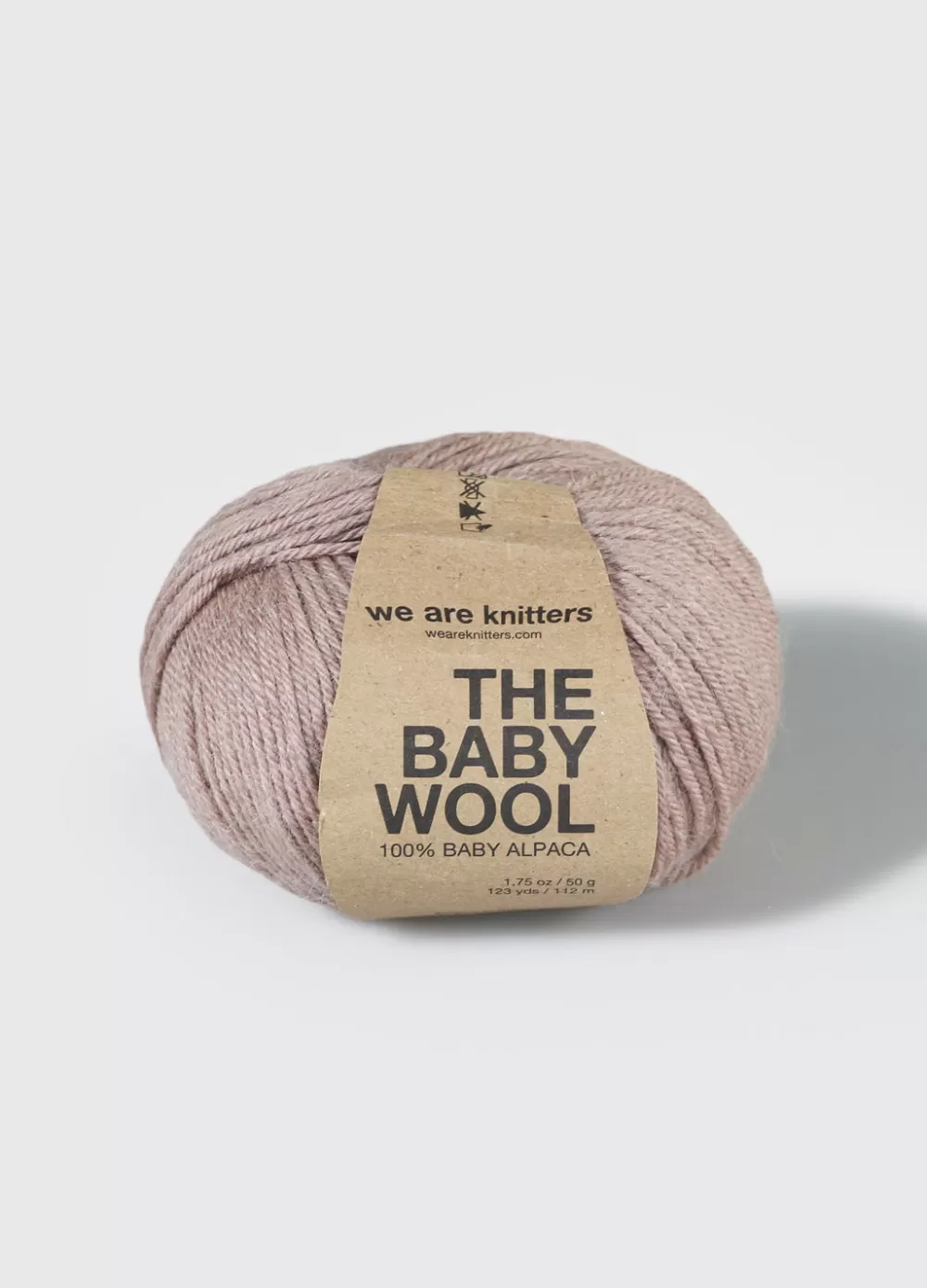 Discount We Are Knitters Baby Alpaca Spotted Mauve