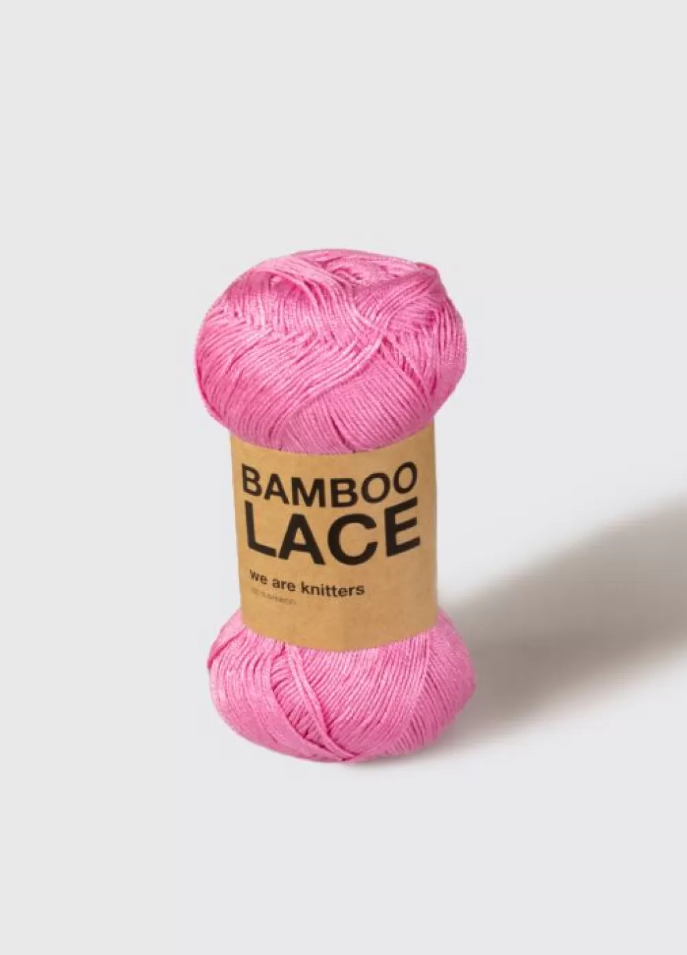 New We Are Knitters Bamboo Lace Bubblegum - Last Units