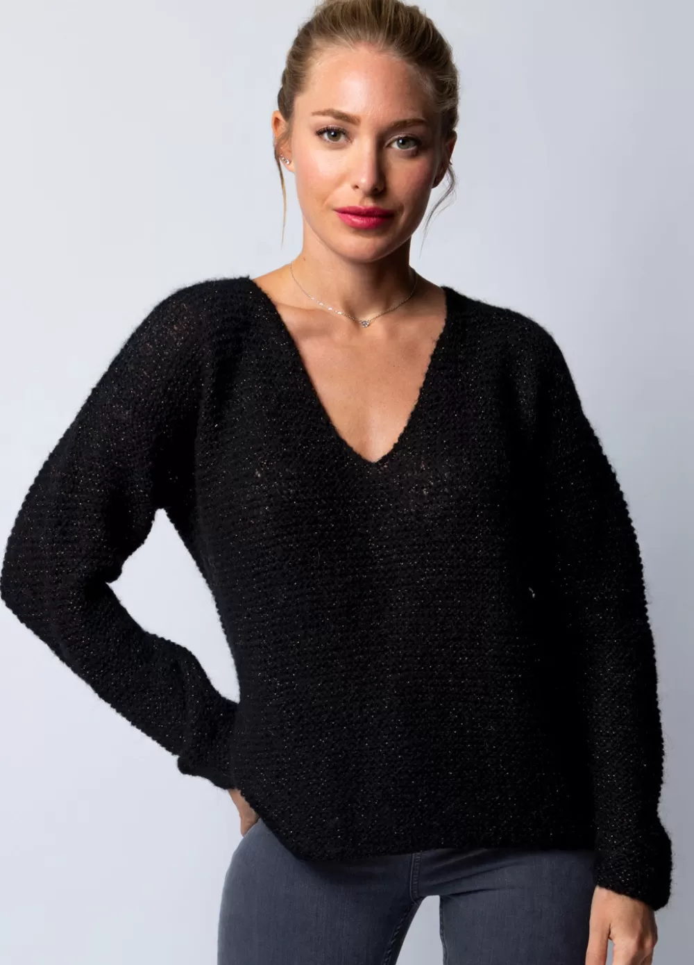 Cheap We Are Knitters Boston Sweater Kit TheBlingBlingYarnBlack