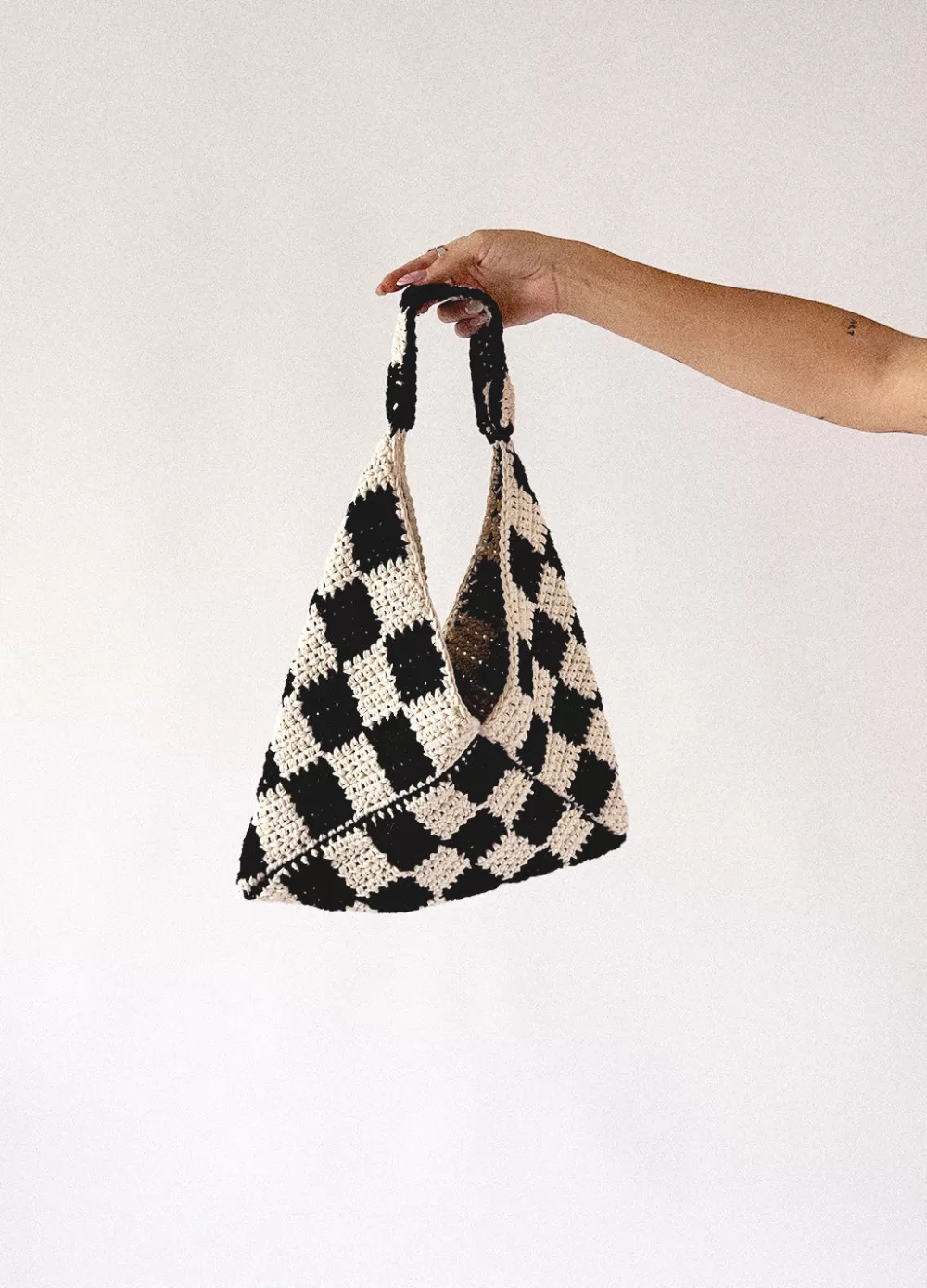 Online We Are Knitters Checkered Bag Kit @Belinalilly