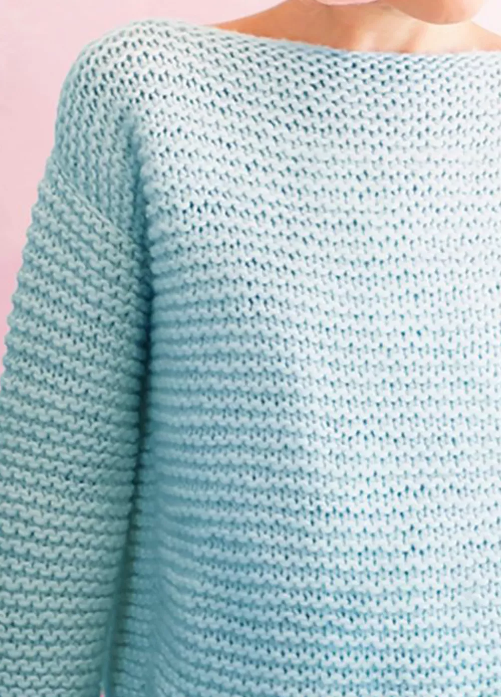 Shop We Are Knitters Chewing Gum Sweater x @morganem2 Kit PetiteWoolGrey