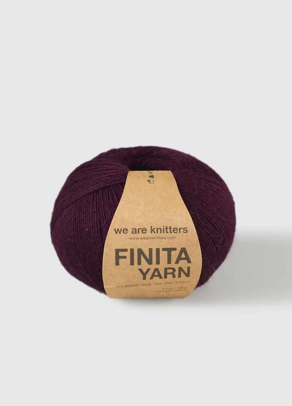 Discount We Are Knitters Finita Yarn Bordeaux