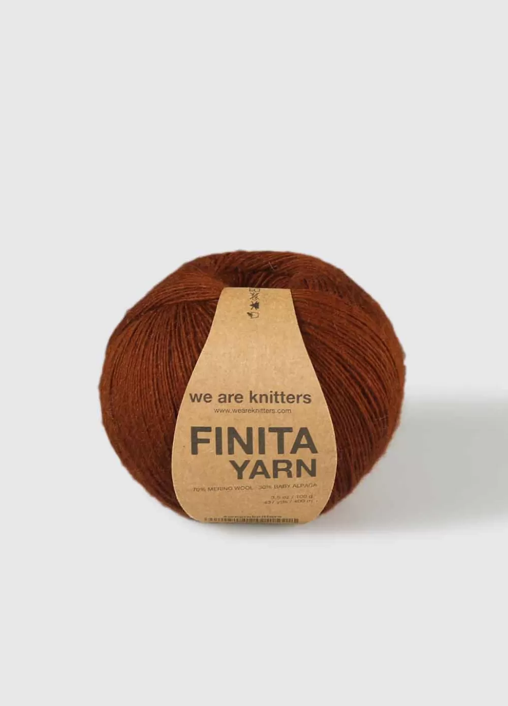 Fashion We Are Knitters Finita Yarn Cinnamon