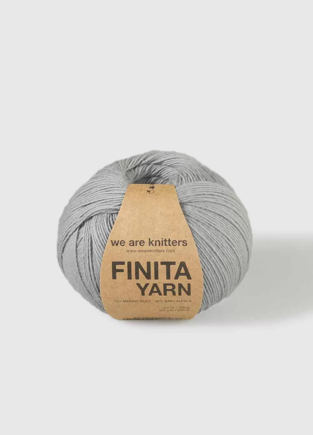 Best We Are Knitters Finita Yarn Grey