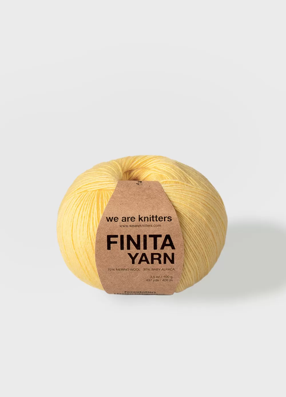 Outlet We Are Knitters Finita Yarn Light Yellow