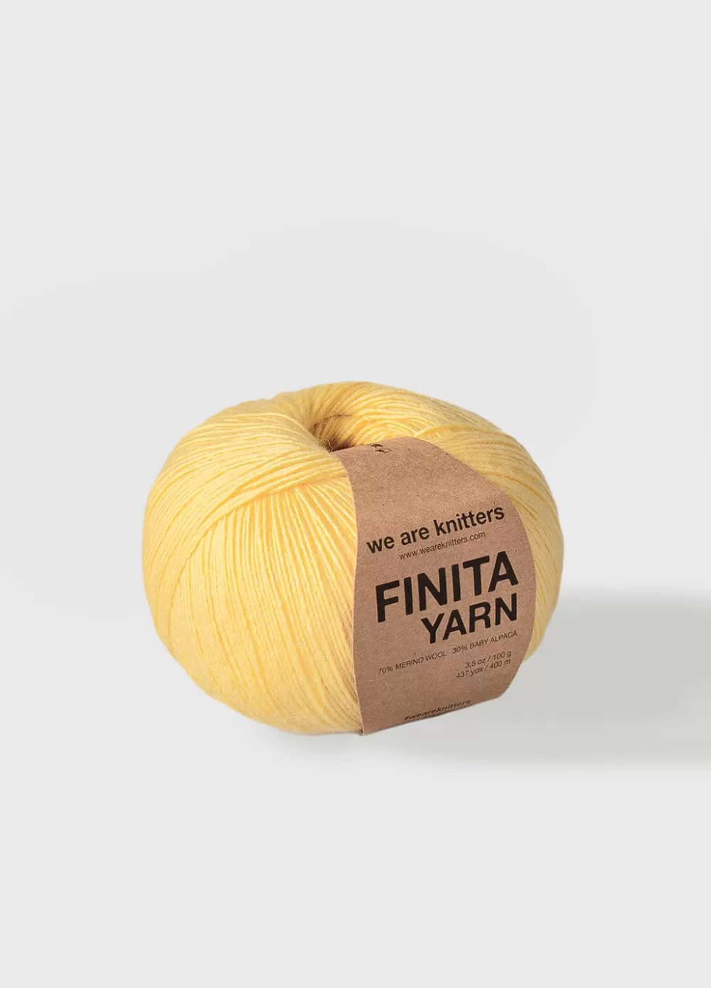 Outlet We Are Knitters Finita Yarn Light Yellow