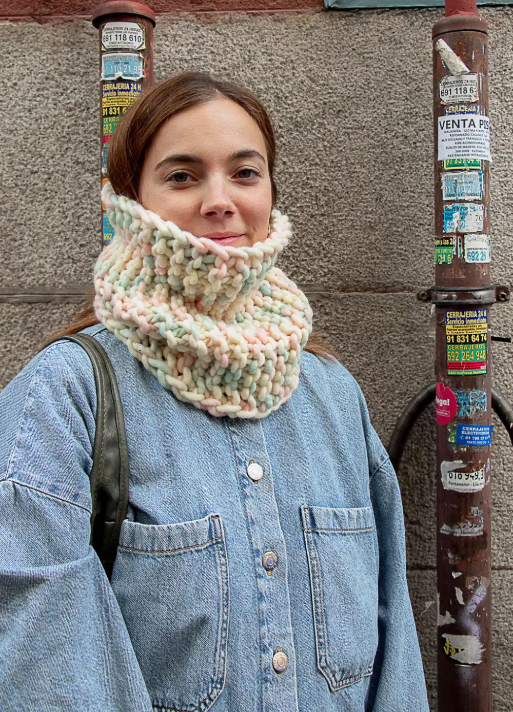 Best Sale We Are Knitters Himba Snood Kit TheWoolPearlGrey