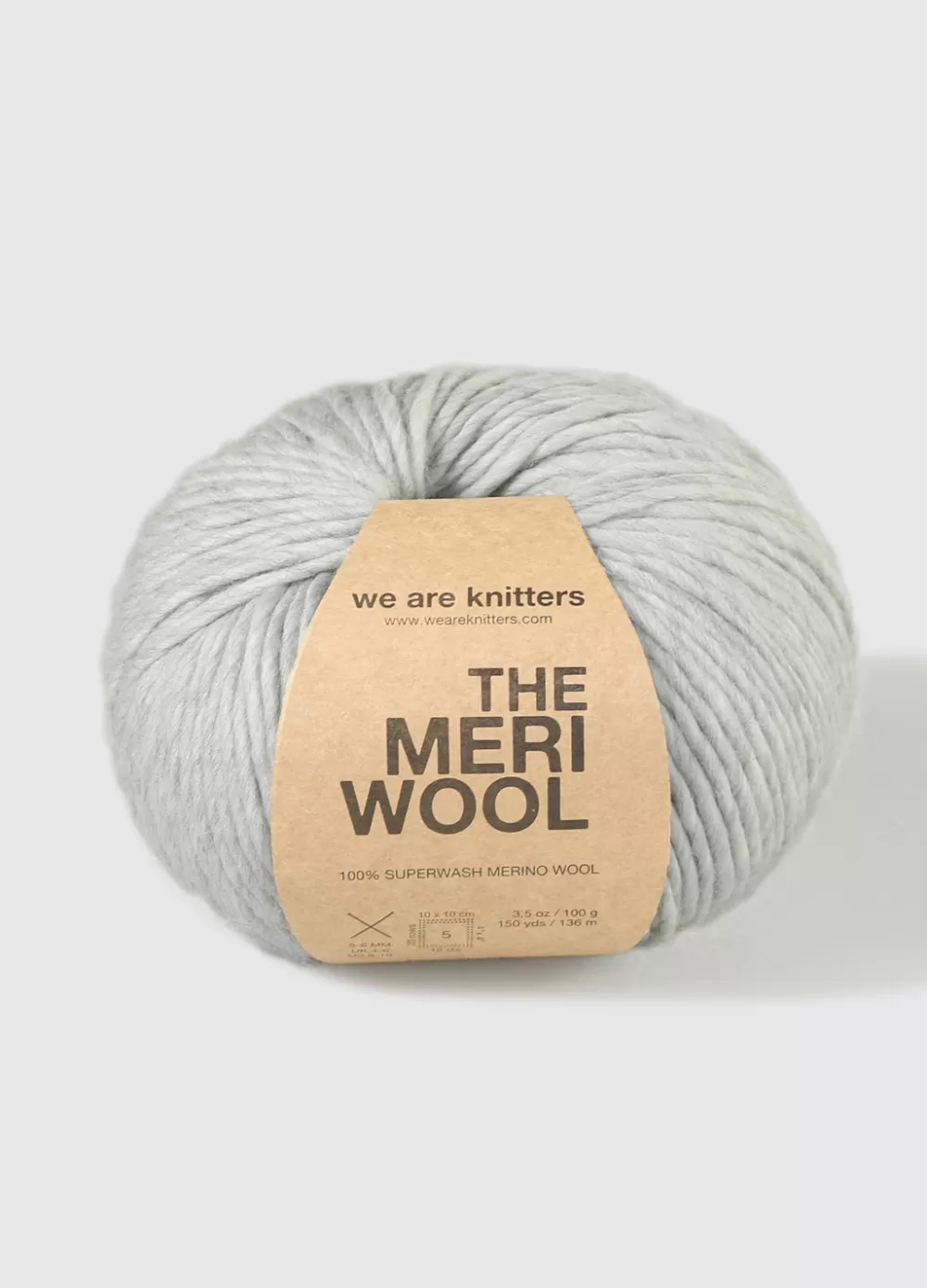 Online We Are Knitters Meriwool Spotted Grey