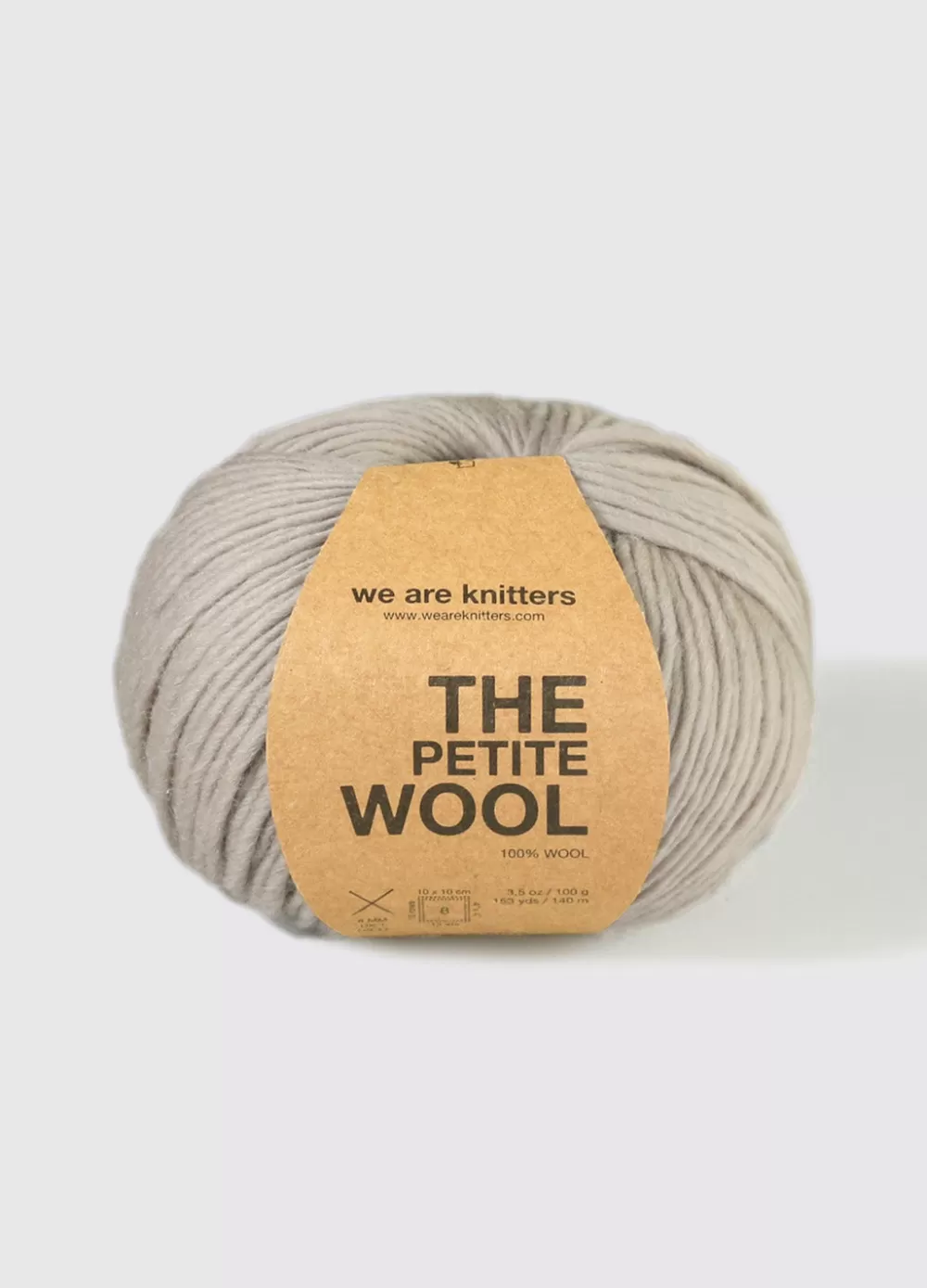 Clearance We Are Knitters Petite Wool Pearl grey