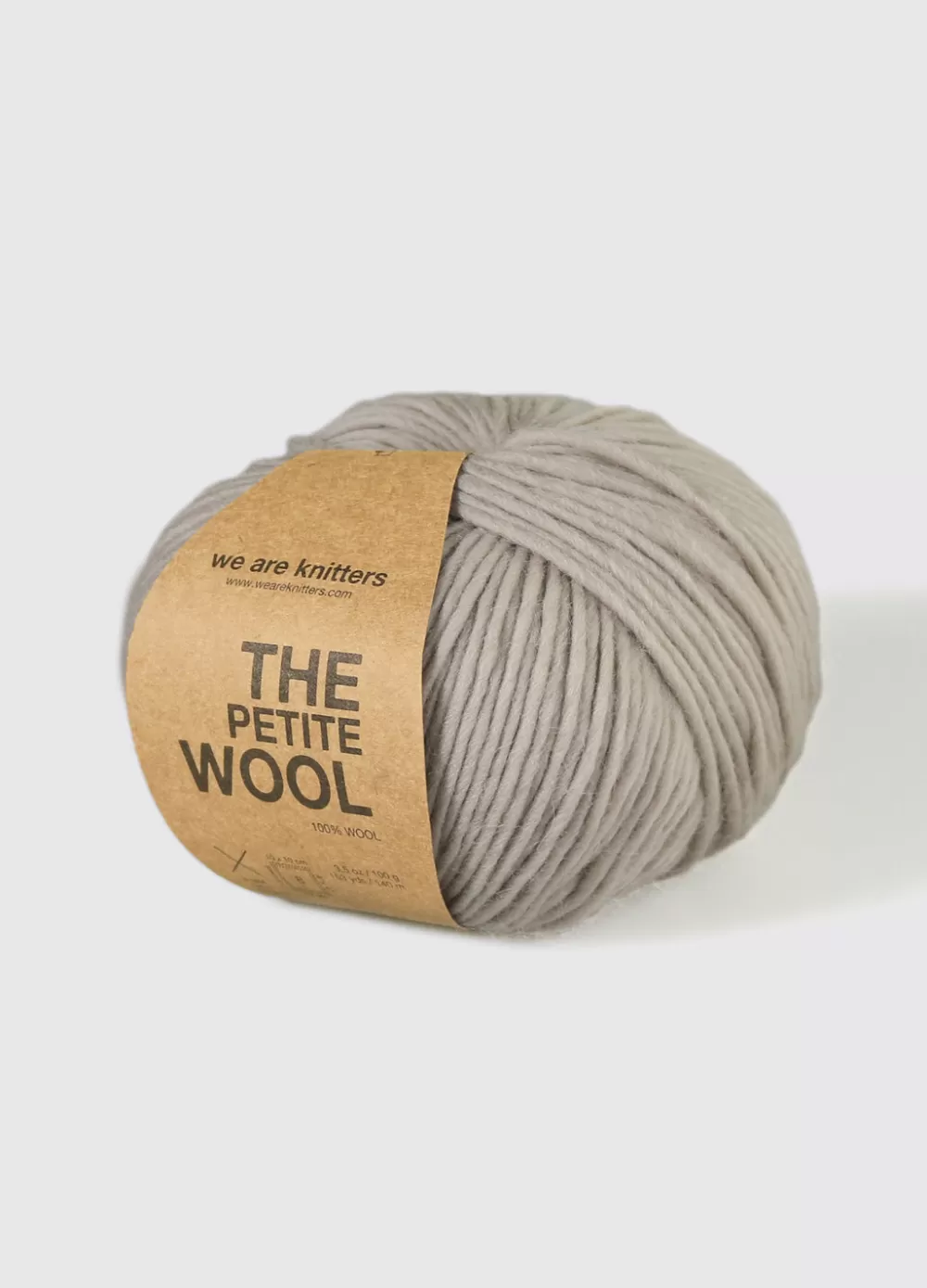 Clearance We Are Knitters Petite Wool Pearl grey