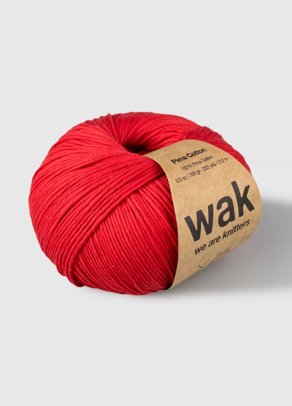 Fashion We Are Knitters Pima Cotton Poppy Red