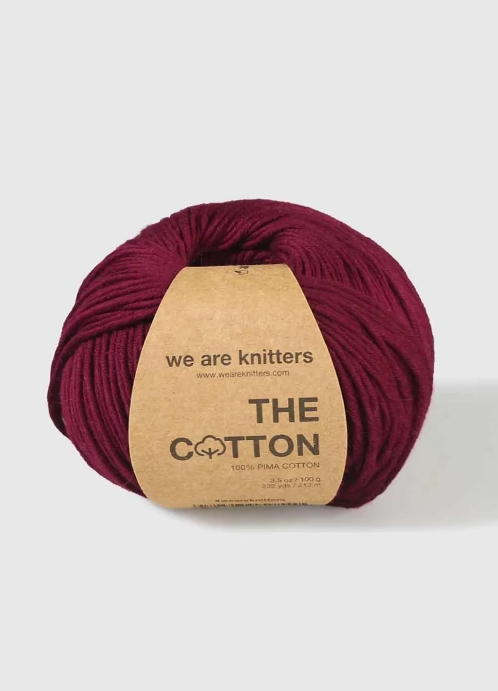 Cheap We Are Knitters Pima Cotton Wine