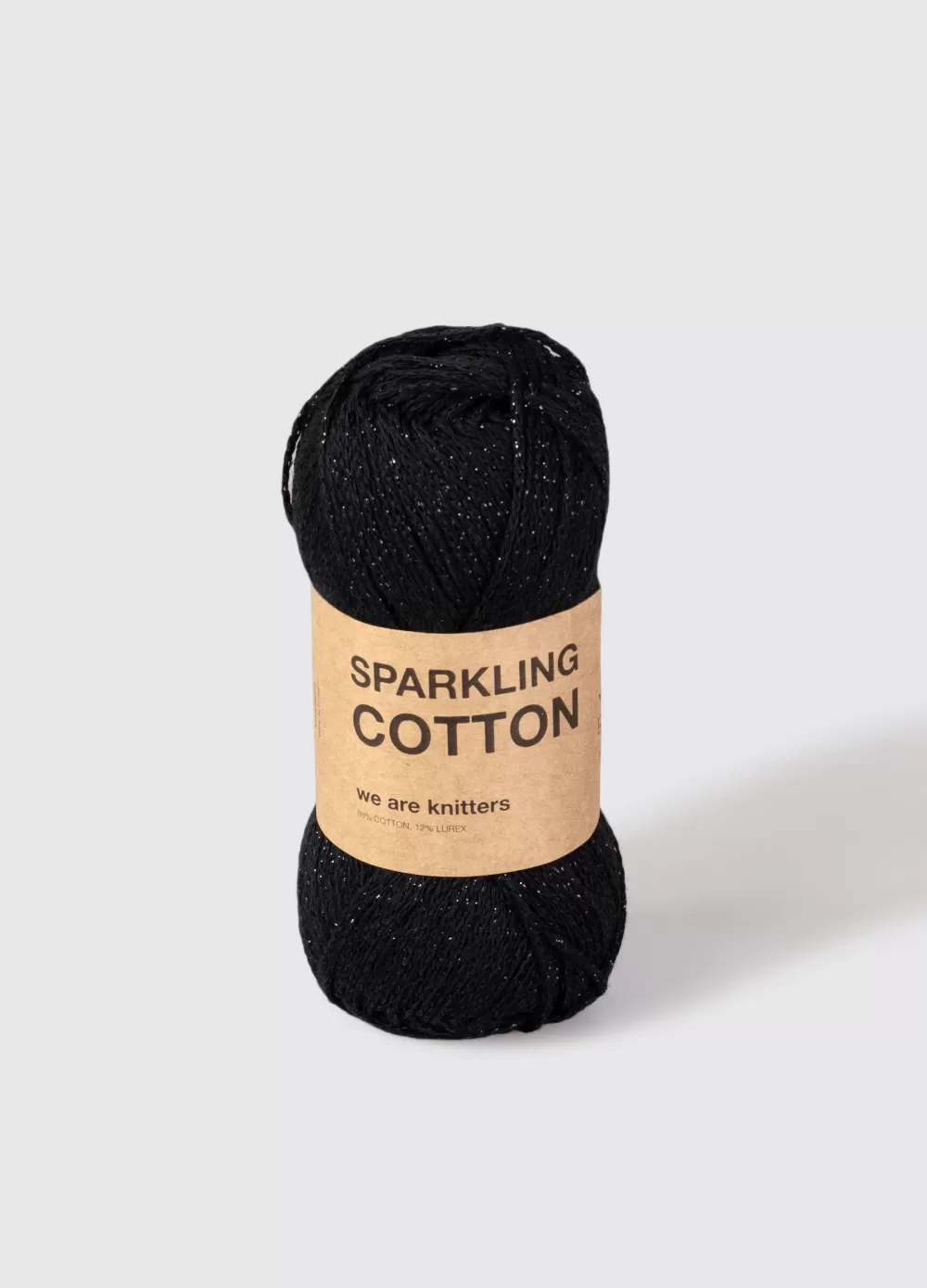 New We Are Knitters Sparkling Cotton Black - Last Units