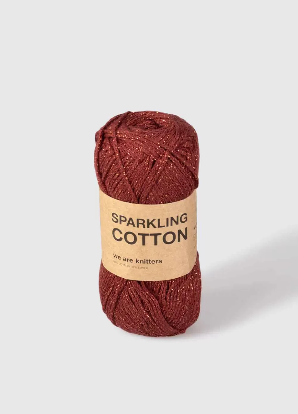 Flash Sale We Are Knitters Sparkling Cotton Maroon - Last Units