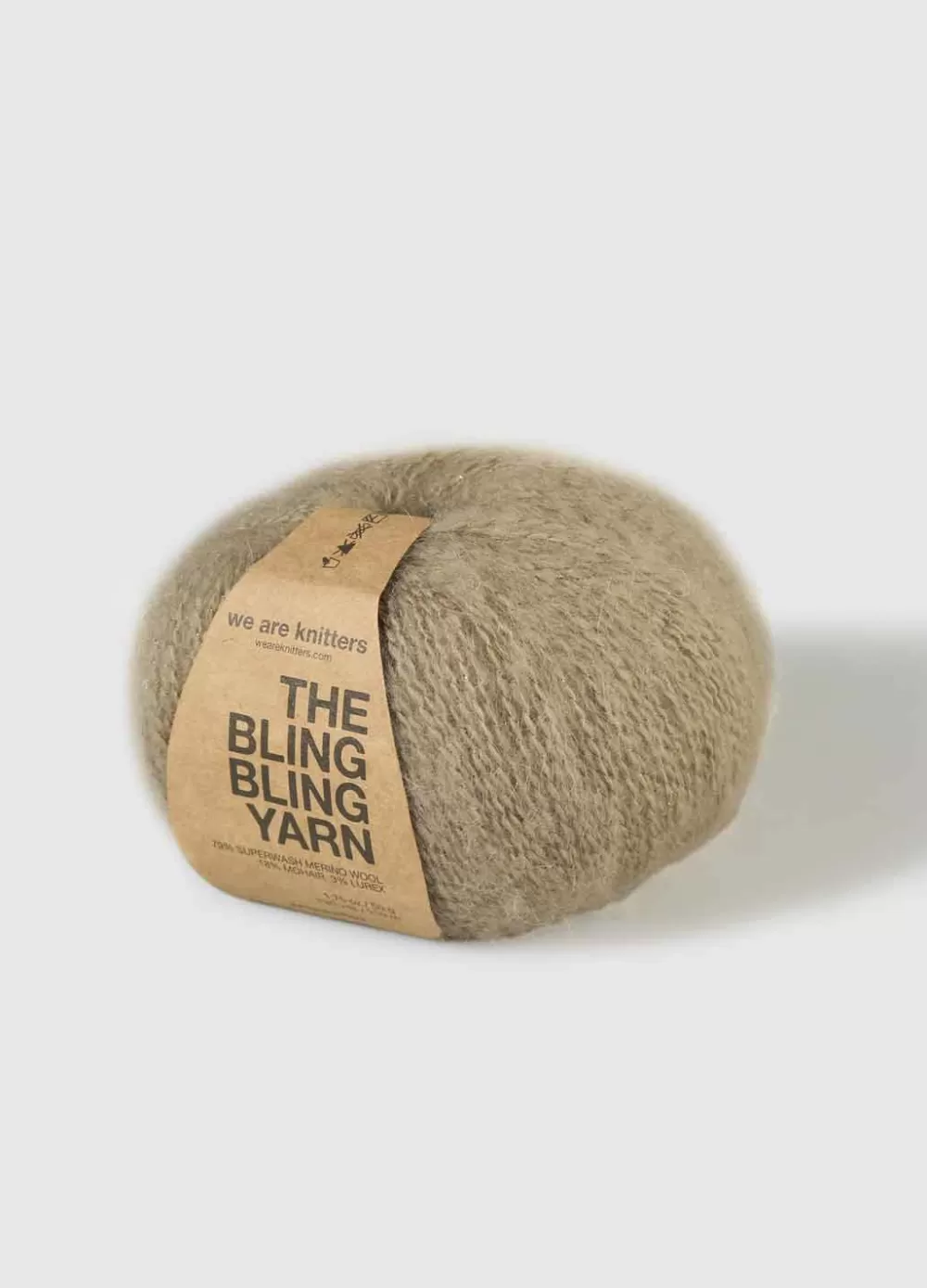 Outlet We Are Knitters The Bling Bling Yarn Beige