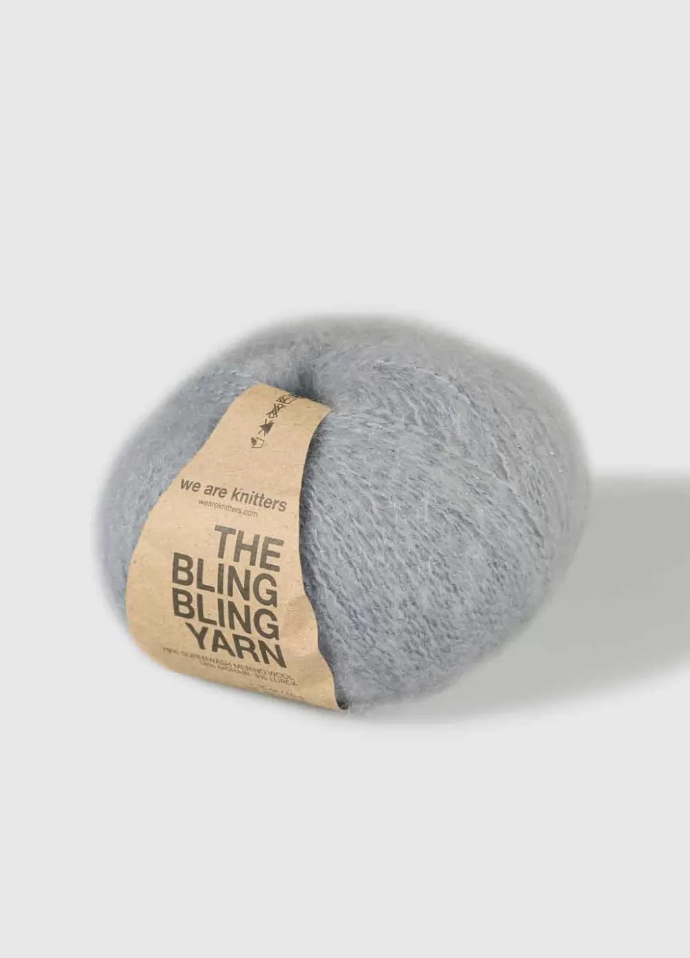 Discount We Are Knitters The Bling Bling Yarn Grey