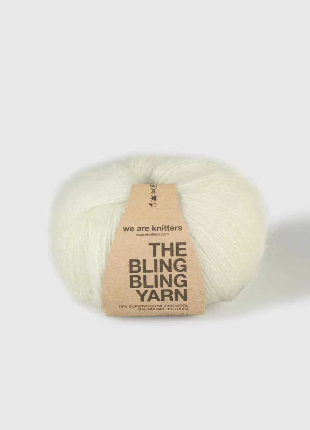 Hot We Are Knitters The Bling Bling Yarn Natural