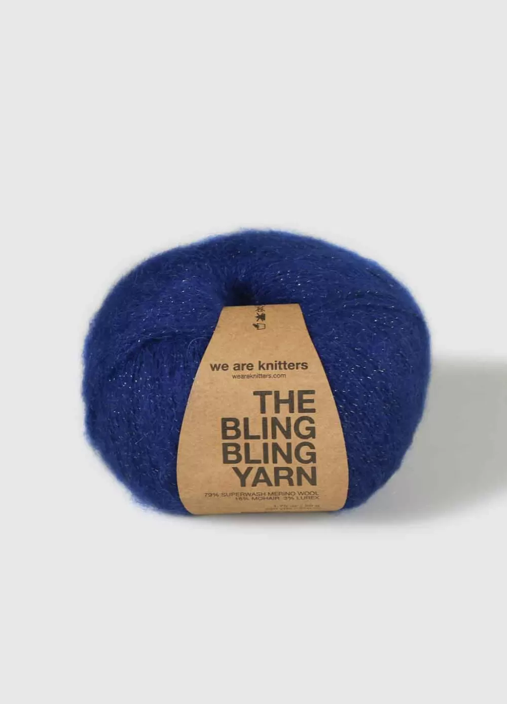 Hot We Are Knitters The Bling Bling Yarn Navy Blue