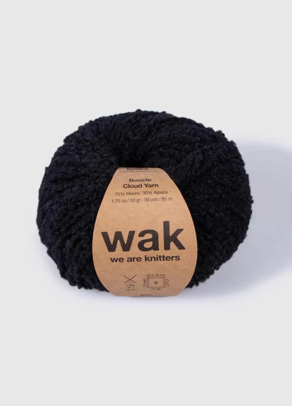 Store We Are Knitters The Boucle Cloud Yarn Black