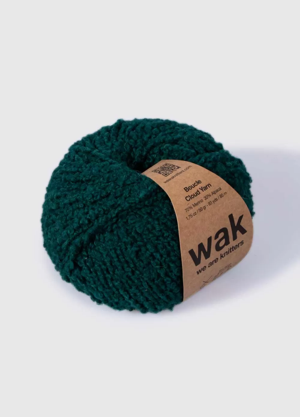 Online We Are Knitters The Boucle Cloud Yarn Forest Green