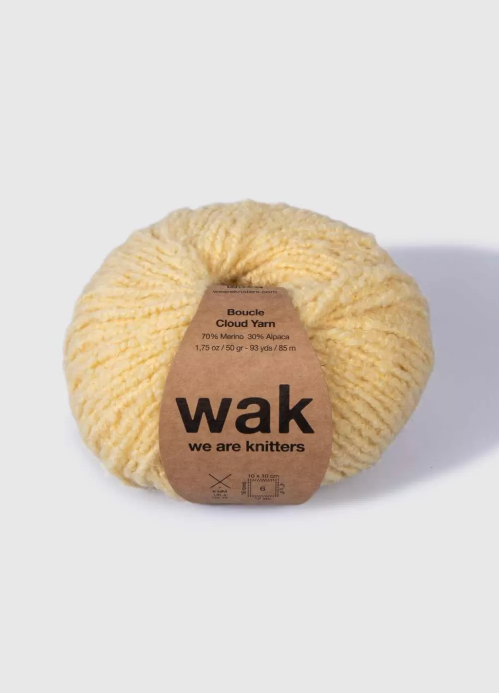 Online We Are Knitters The Boucle Cloud Yarn Gen Z Yellow