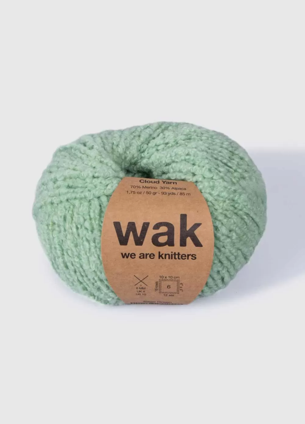 Flash Sale We Are Knitters The Boucle Cloud Yarn Sage Green