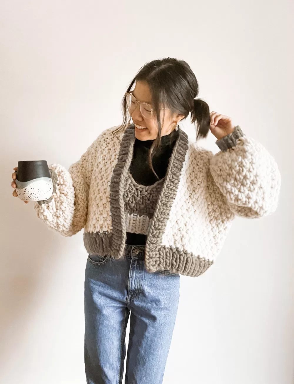 Shop We Are Knitters The Ottawa Cardigan & Bralette Set x Beatific Brenda Kit