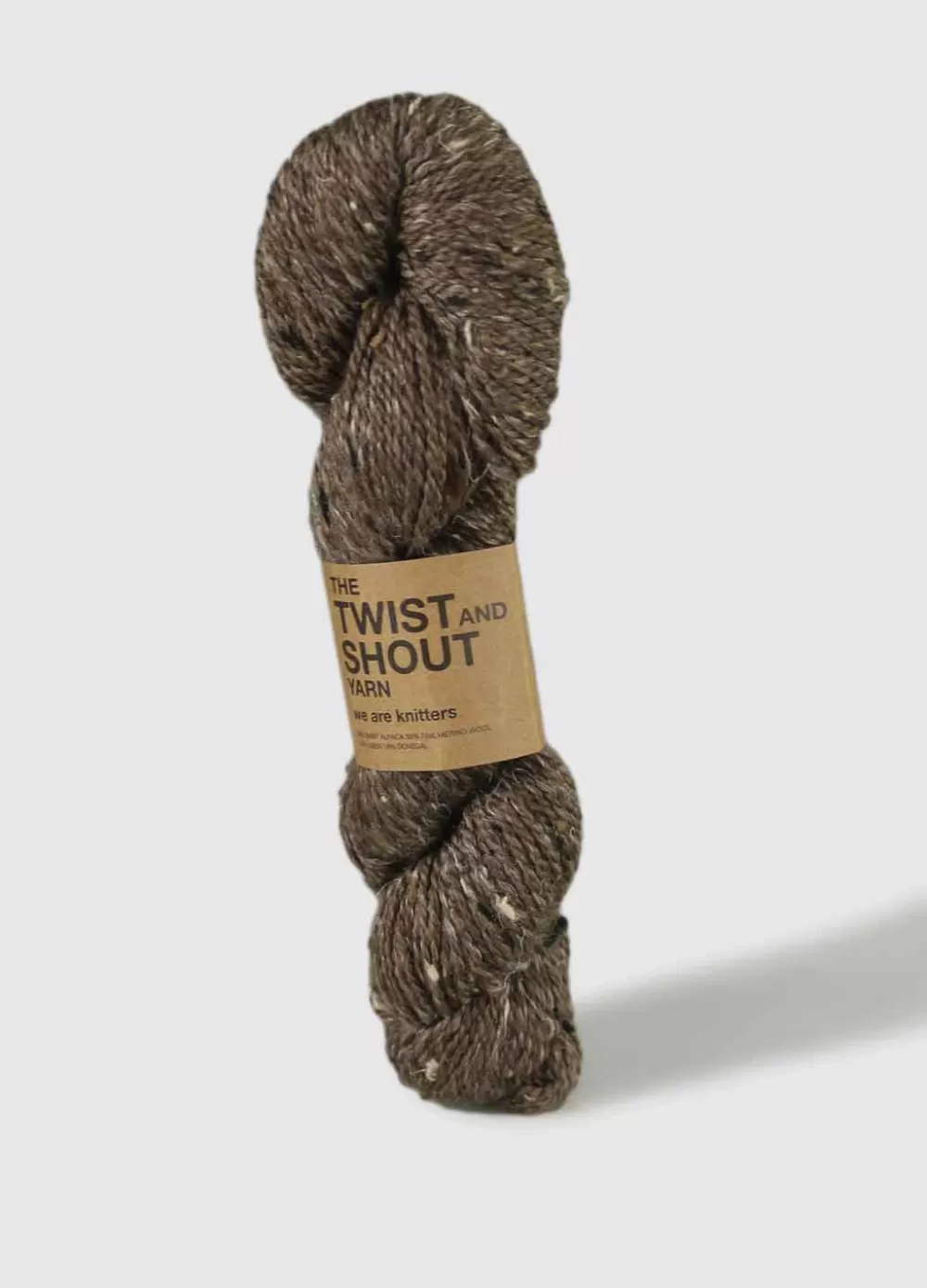 Shop We Are Knitters The Twist & Shout Rustic Brown Tweed