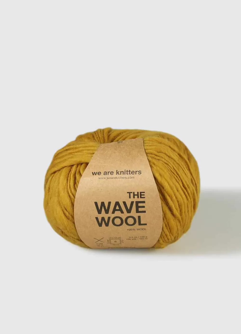 Sale We Are Knitters The Wave Wool Mustard