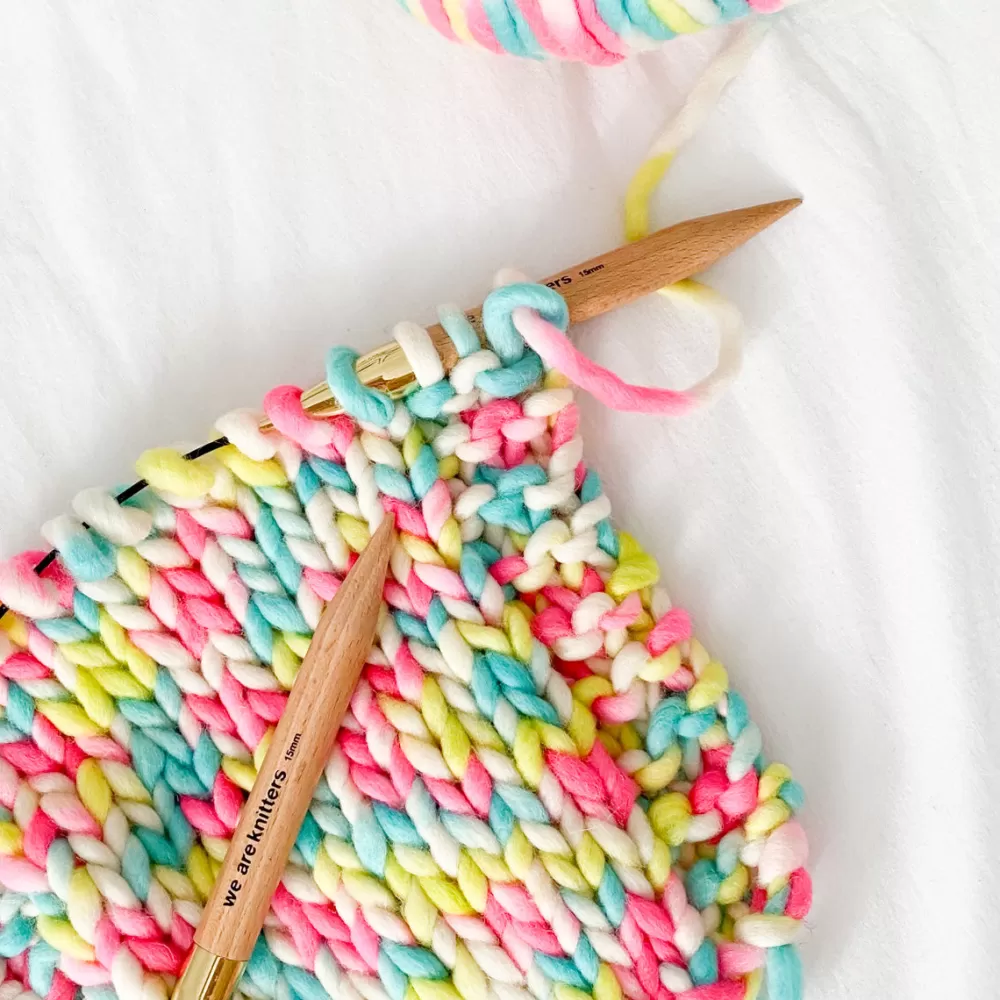 Hot We Are Knitters The Wool Neon Marshmallow